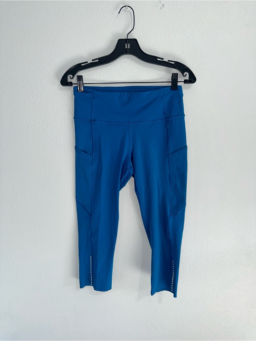 Lululemon Fast & Free High-Rise Crop 19" Leggings - Blue - Size 8 (W6AKHS)